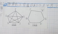 考えた４