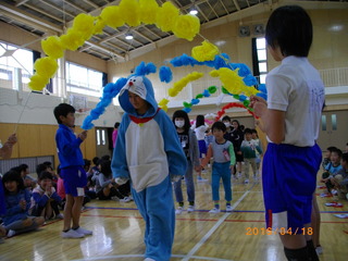 1年生を迎える会写真