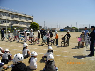 自転車運転免許試験の写真